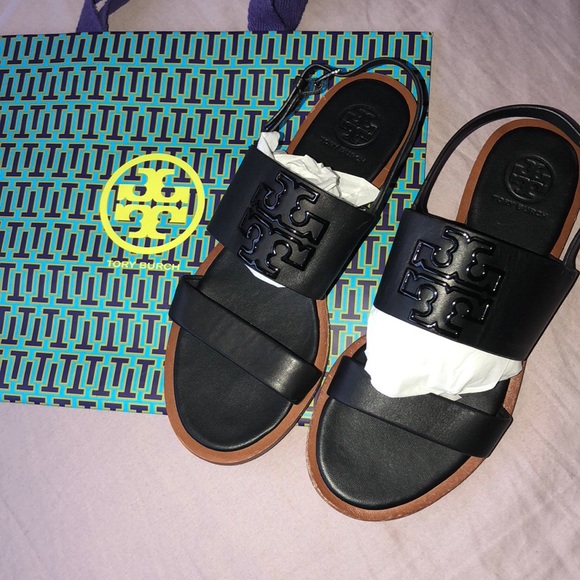 Tory Burch Shoes - Tory Burch Black Melinda Sandals Size 5